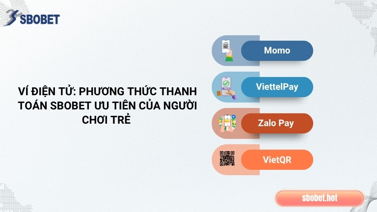 Ví điện tử: Phương thức thanh toán Sbobet ưu tiên của người chơi trẻ