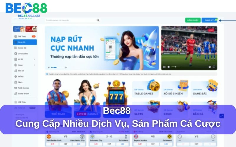 Nạp Tiền Bec88 – Bước Đệm Quan Trọng Trước Khi Bắt Đầu Cá Cược