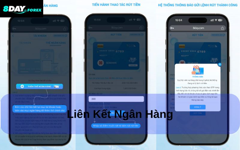 Mẹo rút tiền nhanh và an toàn tại 8day